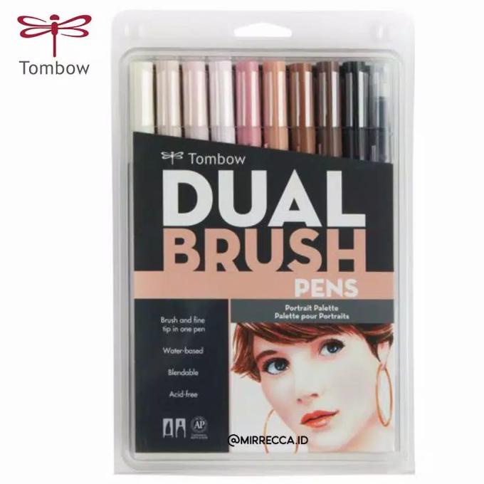 

TOMBOW ABT 10 colors set Portrait Pallete Series Dual Brush Pen