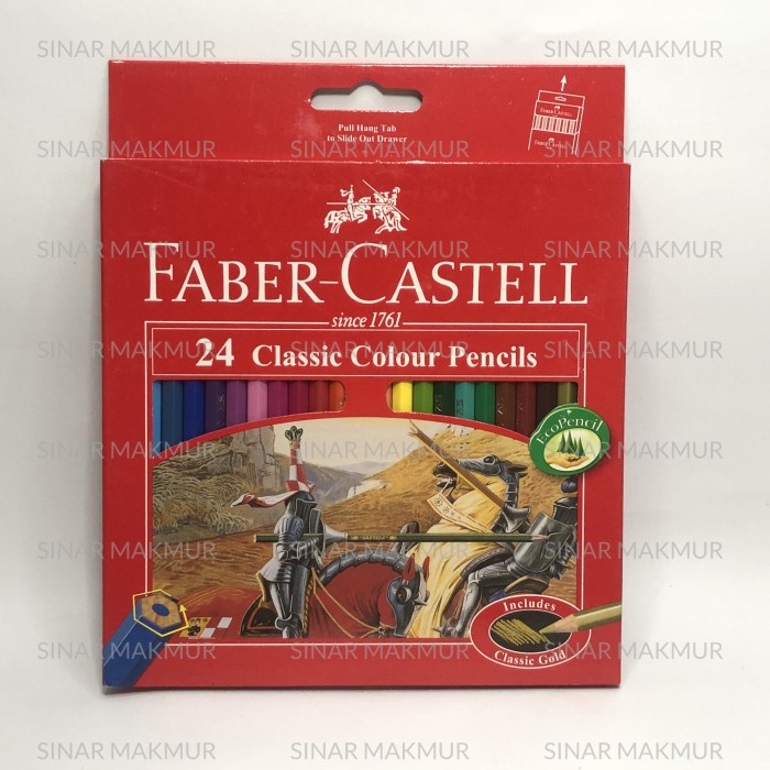 

[COD AKTIF] Pensil Warna Faber-Castell Classic 24 Warna