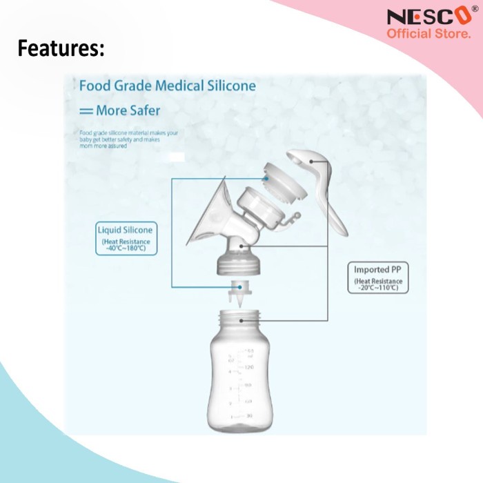 NESCO BREAST PUMP - POMPA ASI (MANUAL &amp; ELECTRIC)