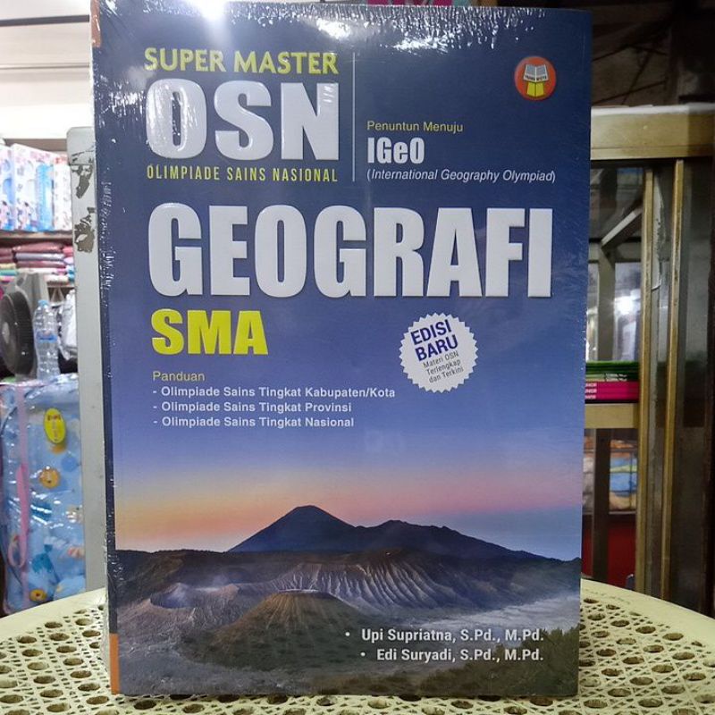BUKU OLIMPIADE GEOGRAFI / SUPER MASTER OSN GEOGRAFI SMA/MA - YRAMA WIDYA
