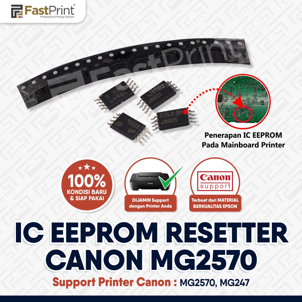 Fast Print IC EEPROM Counter Printer Canon MG2570