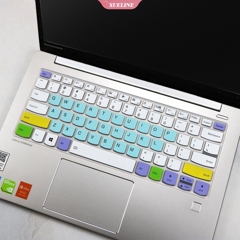 Film Pelindung keyboard Bahan Silikon Anti Air 13.3 &quot;Untuk Lenovo Xiaoxin Air 720S