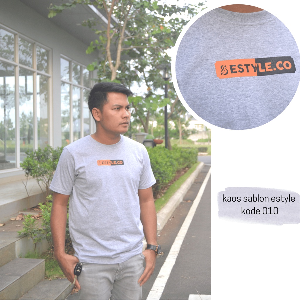 kaos estyle sablon/kaos sablon 24's/kaos sablon murah/010