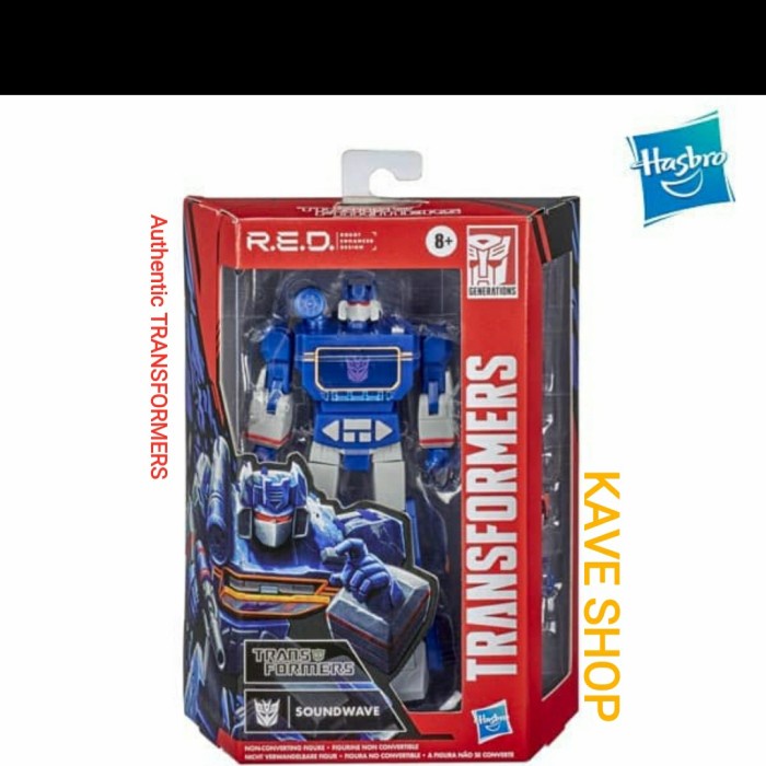 Transformers HASBRO - Soundwave RED - New - Original HASBRO
