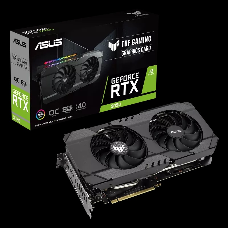 VGA ASUS TUF Gaming RTX 3050 OC Edition 8GB GDDR6