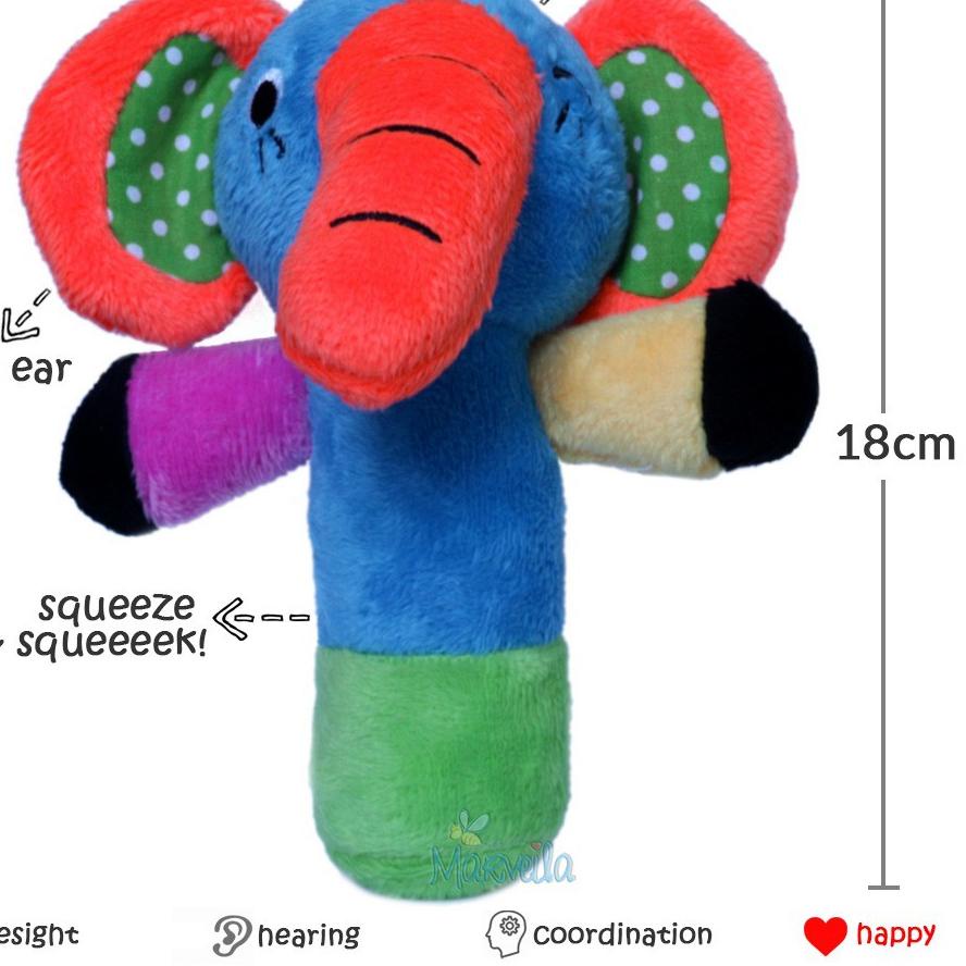 に Marveila Squeeze Rattle Stick L ㅆ