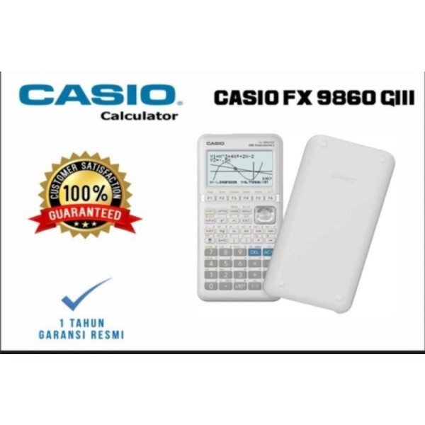 

Promo perkakas Casio Calculator Scientific FX 9860 GIII 26SZ2 Murah