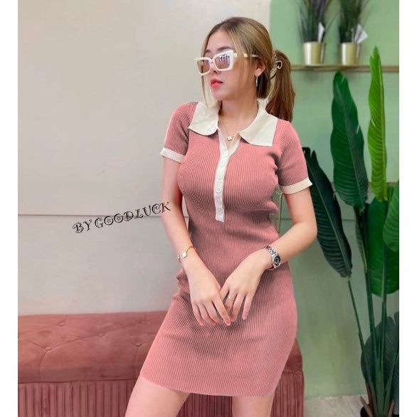 Dress Bardin - Mini Dress Wanita - Dress Casual Perempuan - Dress Rajut Terbaru - Pakaian Wanita