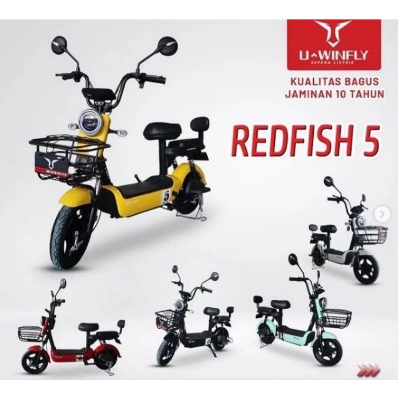 Sepeda Listrik UWINFLY REDFISH 5/ RF 5 Electric E Bike