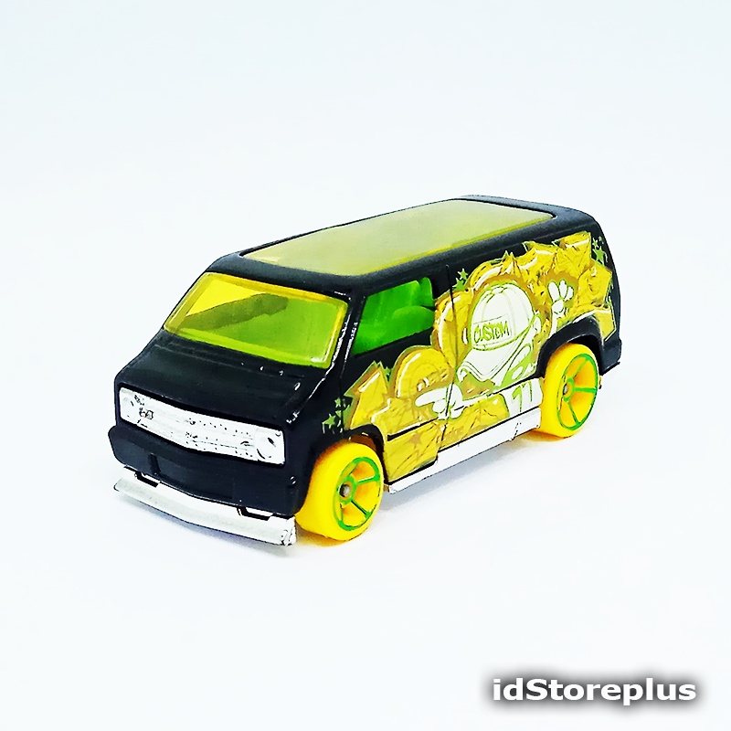 Mainan Anak Mobilan Diecast Hotwheels CUSTOM 77 DODGE VAN HIDDEN TREASURE HUNT- LOOSE