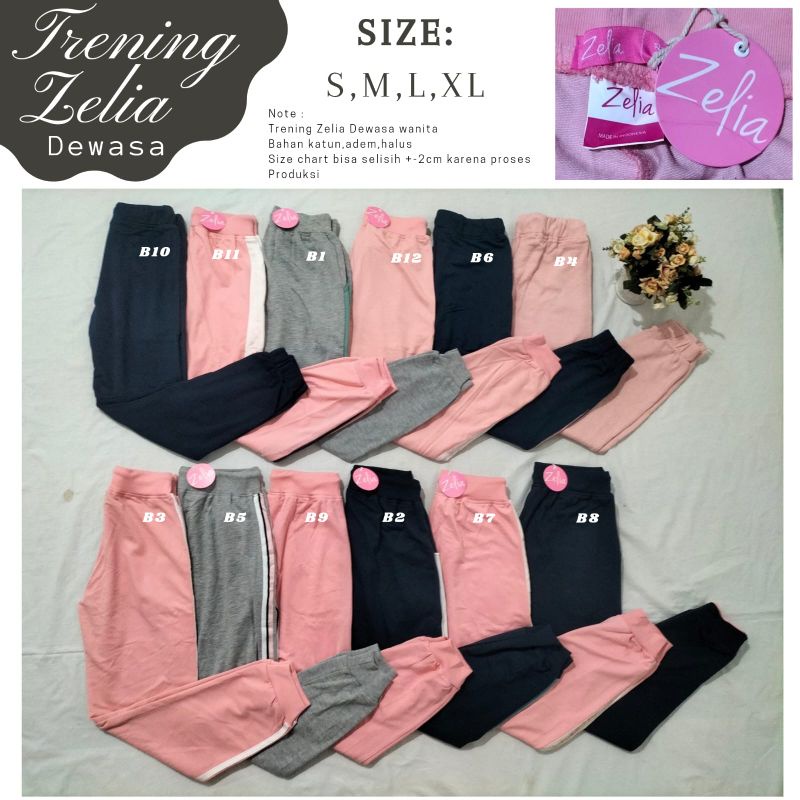 TRENING ZELIA | TRENING ZELIA DEWASA | TRENING CEWE