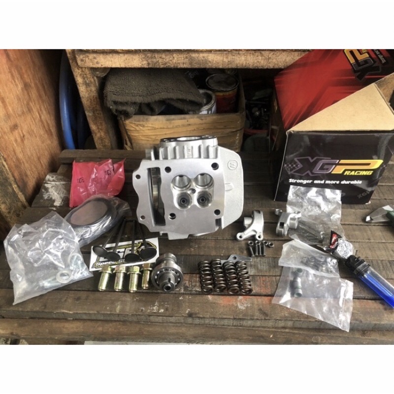 head kop deksel karisma supra x 125 kirana 200cc klep 4 uk 25 22 mm btg 4.5 mm