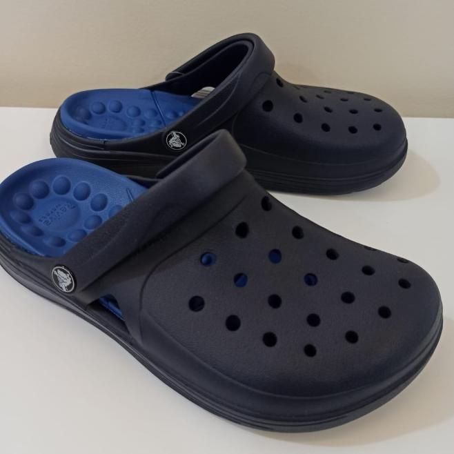 Crocs / Sepatu Sandal / Crocs Reviva / Sandal Crocs / Crocs Original - Putih Pink, M4