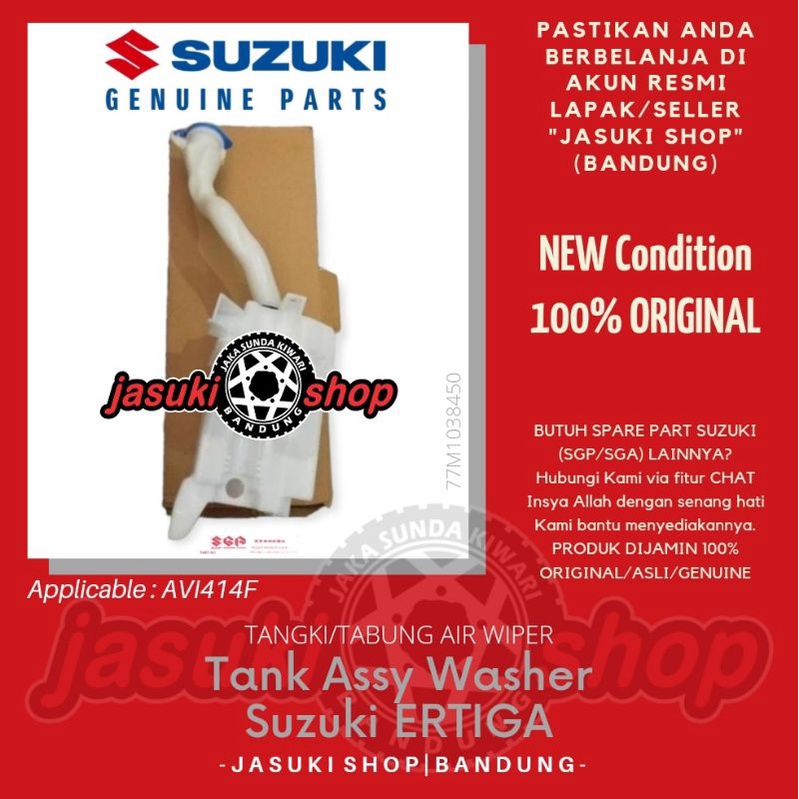 Tank Assy Washer Tangki Tabung Air Wiper Suzuki Ertiga AVI414F Asli Ori Original SGP