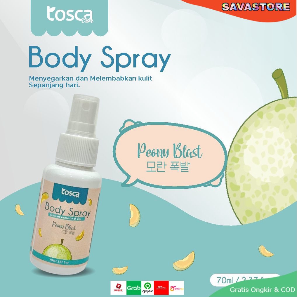 BODY SPRAY FRESH AND MOISTURIZE ALL DAY untuk semua usia - Hilangkan Bau Badan - Harumkan Tubuh - Non Alkohol