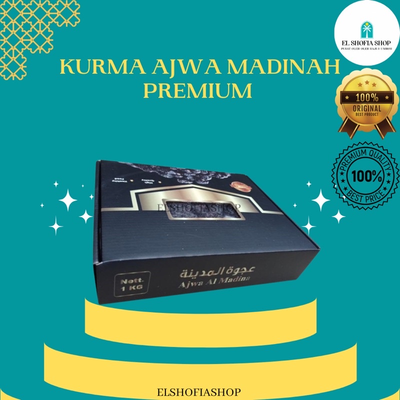 Kurma Ajwa Madinah Premium | Kurma Ajwa Madinah | Kurma Ajwa | Ajwa