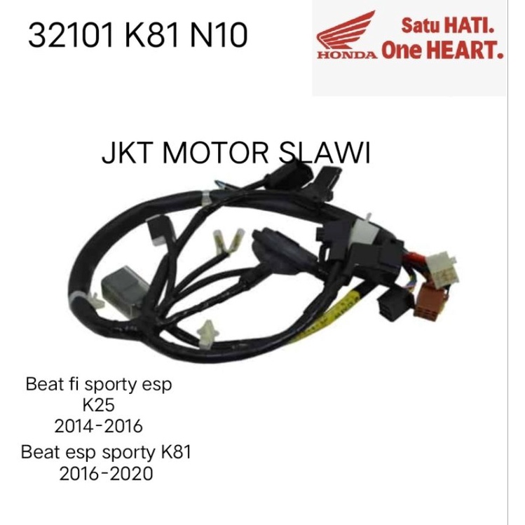 32101 K81 N10 Kabel spidometer sub harness spidometer beat esp sporty asli honda