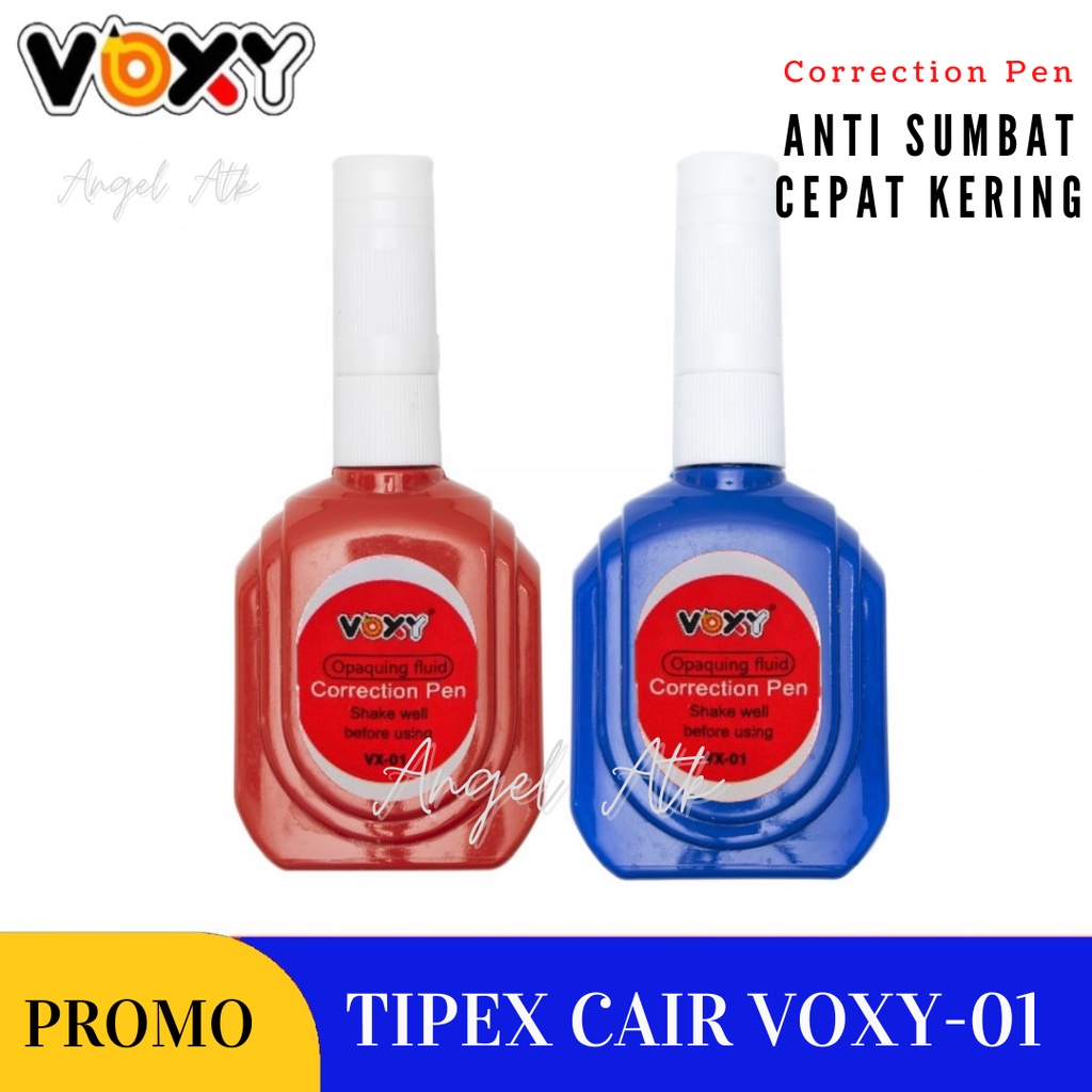

Tpex Cair Voxy-01 Correction Tape / Penghapus Cair Cepat Kering / Tipe Ex / Cocok Untuk Kantoran dan Sekolahan / Toko Gemilang