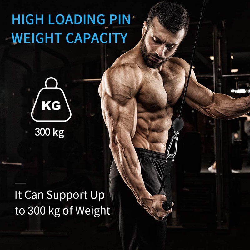 250cm Tali Katrol Pulley Connecting Wire Pulling Kabel Sling Gym Tali Sling for Home Gym Tali Sling