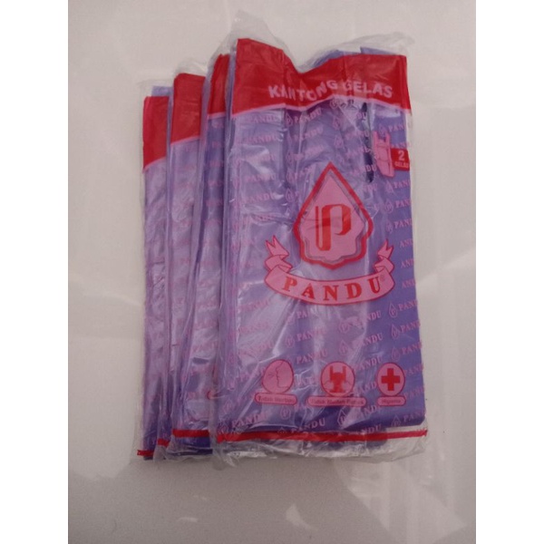 Kantong Plastik Gelas Kantong / Kantong Kresek Kecil Kantong gelas isi 2 warna warni Cup Gelas Cup J