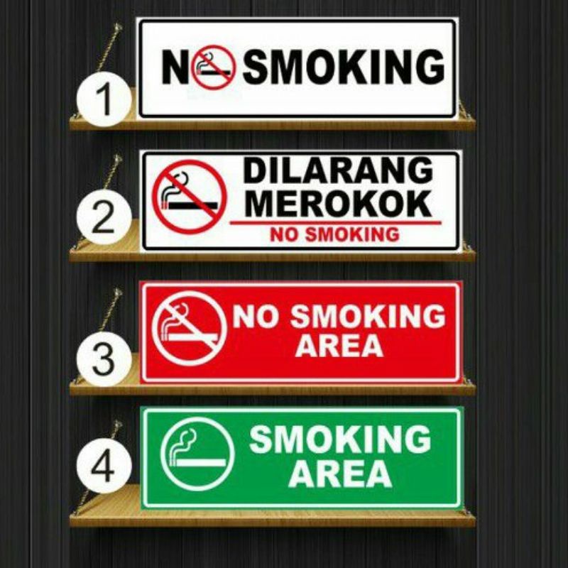 

STICKER NO SMOKING || STICKER DILARANG MEROKOK