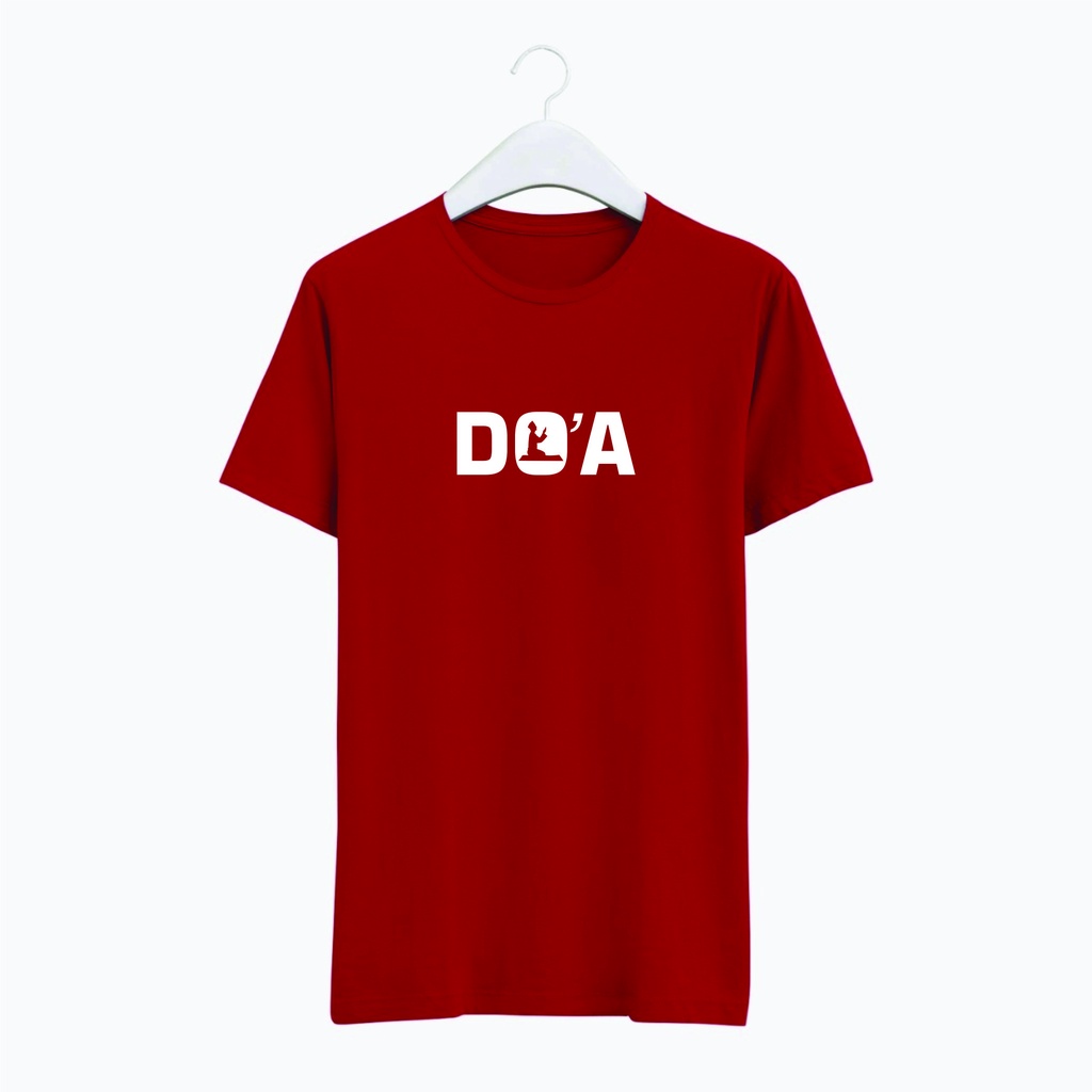 Kaos distro pria doa/Kaos pria lengan pendek/Kaos oblong pria wanita sablon digital