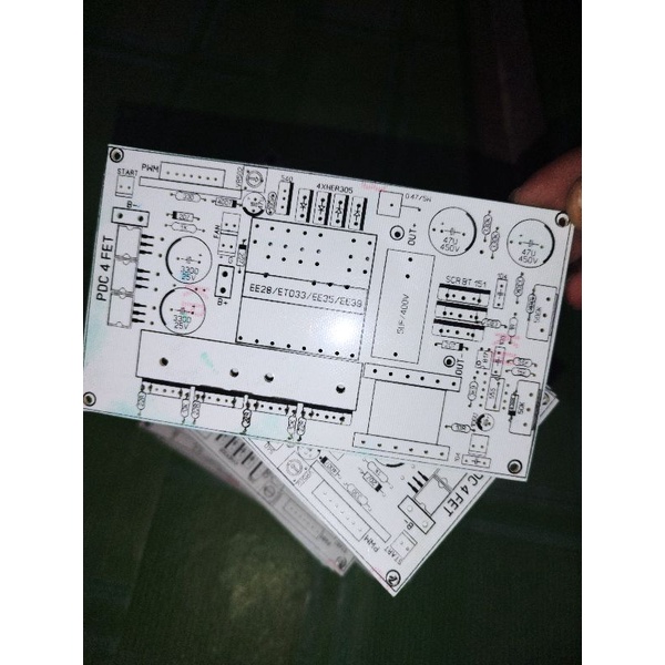 Pcb 4 fet fiber mini/jumbo dua lembar