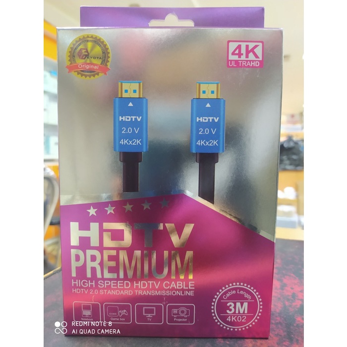 Eyota Kabel HDMI Versi 2.0 Support 4K2K 3 Meter