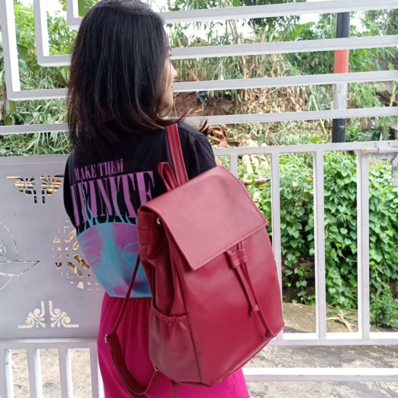 Tas Ransel Wanita Haruko Naya Tas Punggung Backpack Sekolah,Kuliah /Tu7uh Store slingbagkonveksi