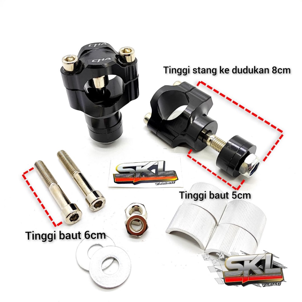 Stang Rzr D-Tracker KLX150 KLX BF CRF CRF150 CB150 XR150 Raiser Stang bisa untuk Fatbar dan Stang standar pabrik Riser Stang Supermoto
