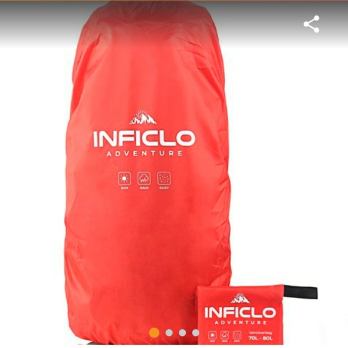 Rain Cover Rain Cover 60L-70L Cover Bag Jas Hujan Tas Gunung Dry Bag Waterproof