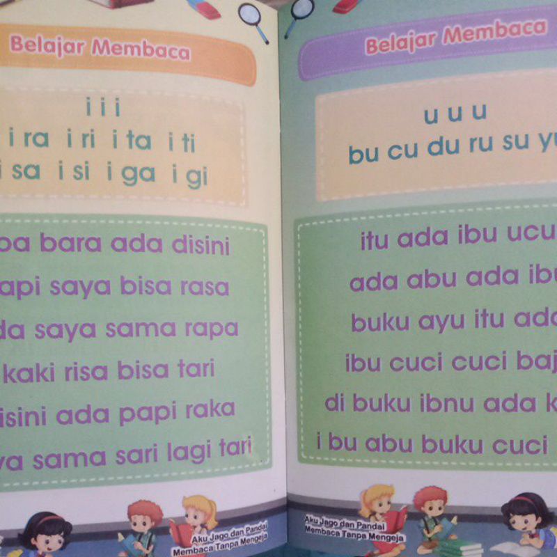 Buku Aku Jago &amp; Pandai Membaca Tanpa Mengeja Untuk Anak Usia 4-6 Tahun