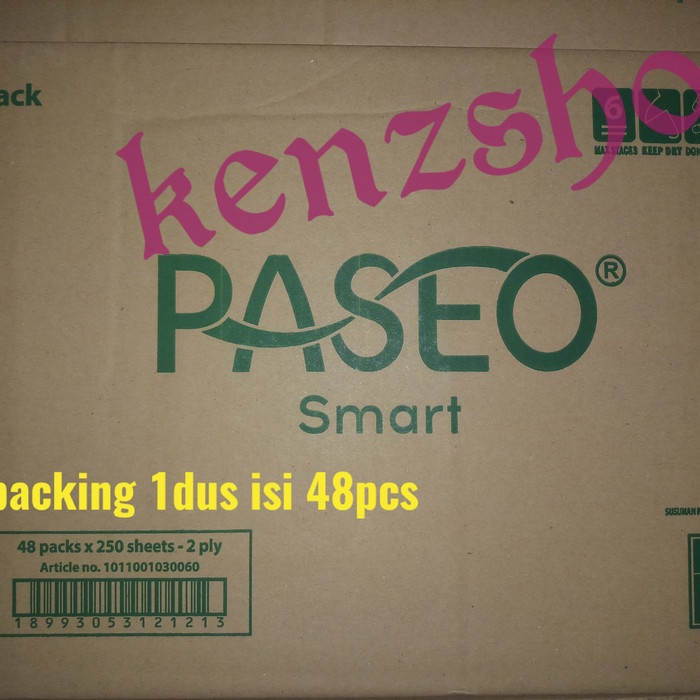 ( GO-SEND ONLY )TISSUE PASEO SMART 250 _ TISSUE KOTAK - 1 DUS