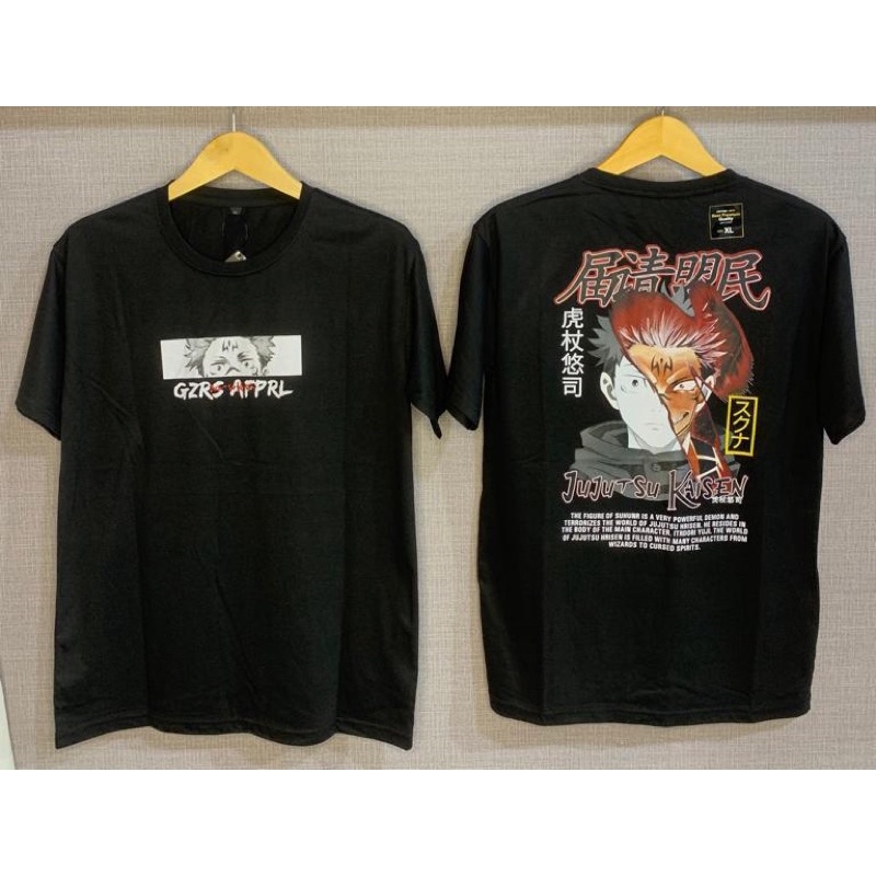 KAOS TSHIRT JUJUTSU KAISEN SUKUNA ANIME MURAH