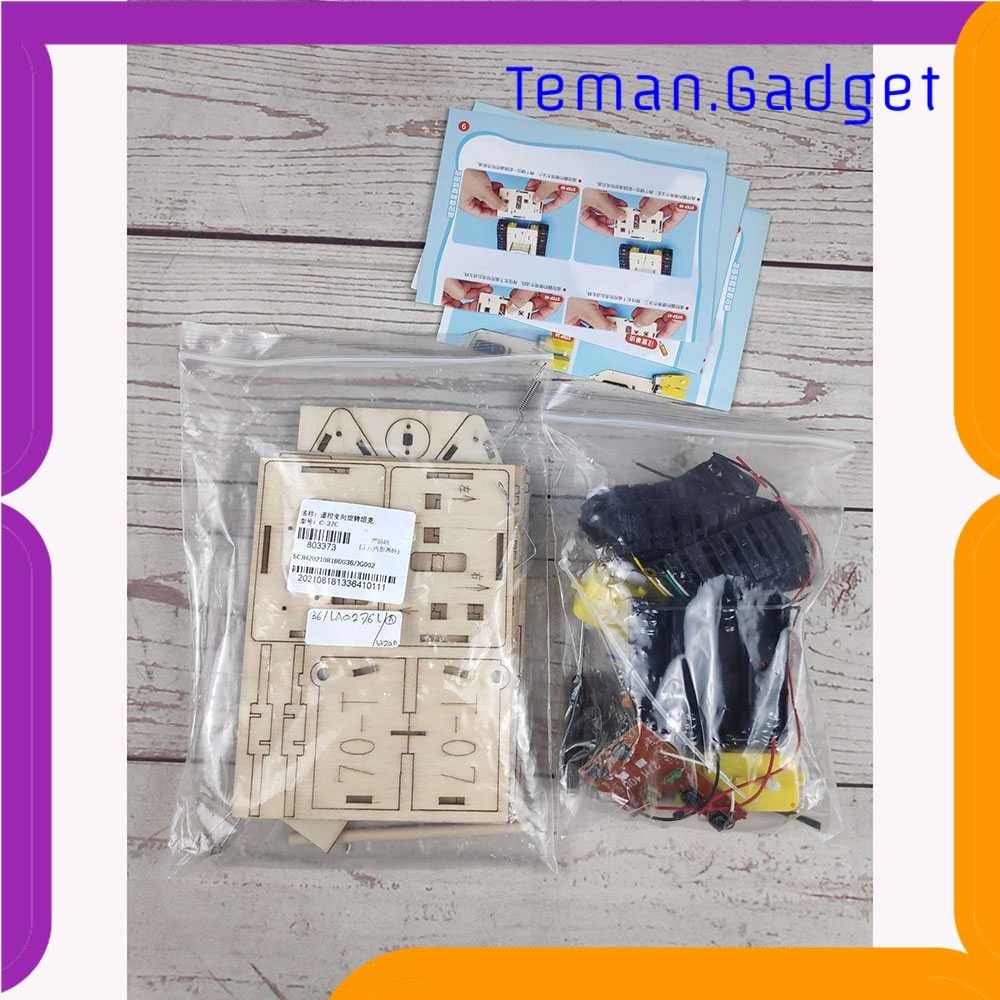 TG-MAN OCDAY Mainan Anak Tank Remote Control DIY Assembly Children Toy - C-37C