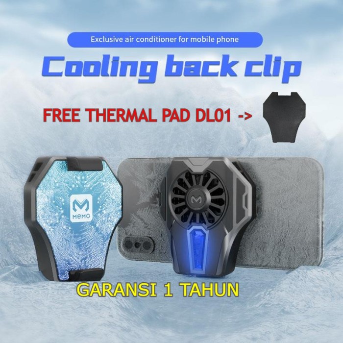 Sill Original Memo Dl-01 Fancooler Radiator Pendingin Hp Cooler Dl 01