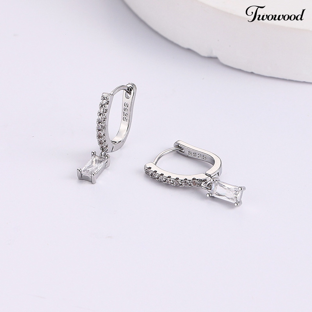 1 Pc Anting Bentuk U Bahan Tembaga Untuk Wanita