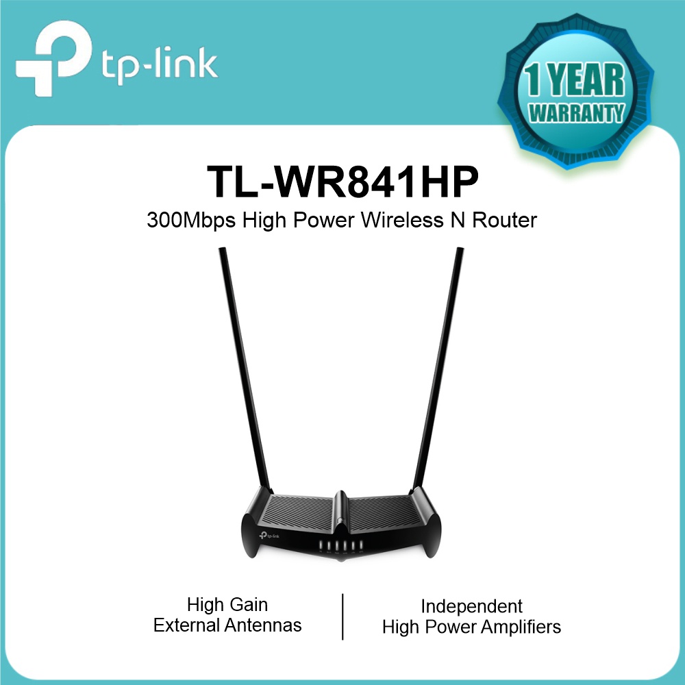 TP-LINK TL-WR841HP 300Mbps Highw Power Wireless Router original  murah Garansi Resmi