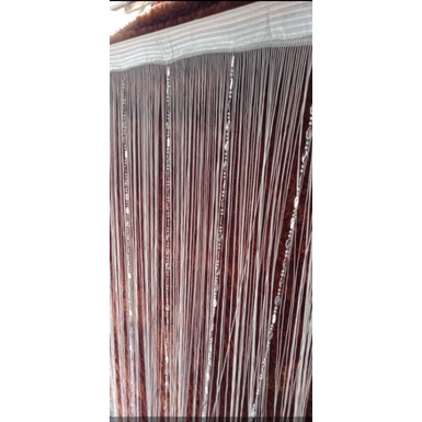 Tirai benang kuaci,tirai benang gliter