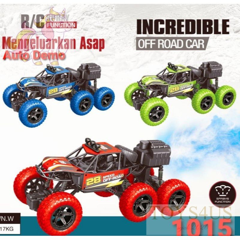 Toys4Us - mainan remot control RC offroad 4WD 6 WHEELS SKALA 1:16