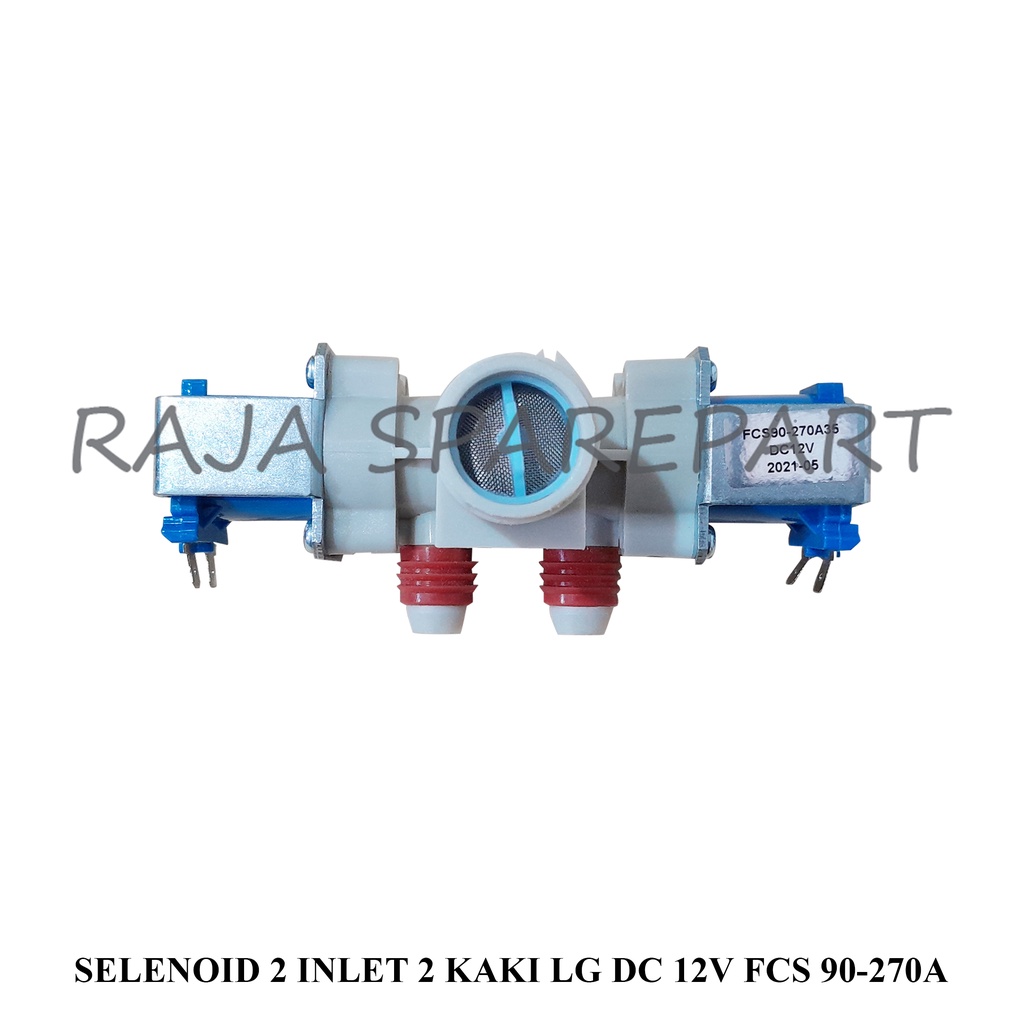 Selenoid / Water Inlet Mesin Cuci LG INLET DOUBLE FCS 90-270A (DC 12V)