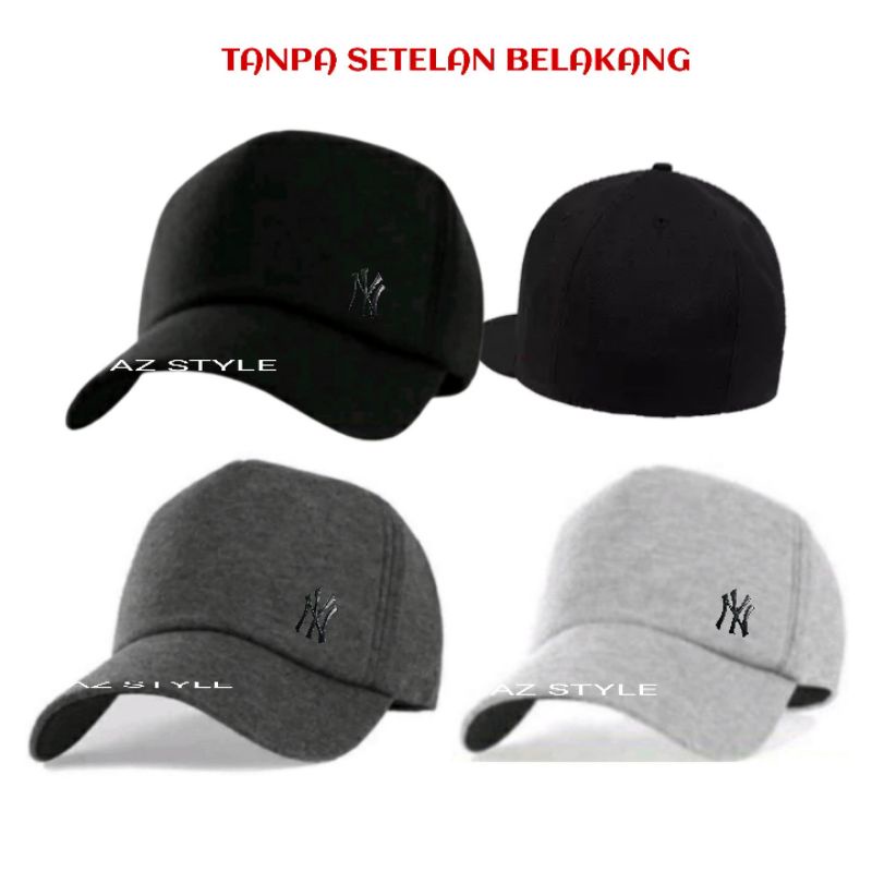 Topi Baseball Tanpa Setelan Belakang//Topi Built up