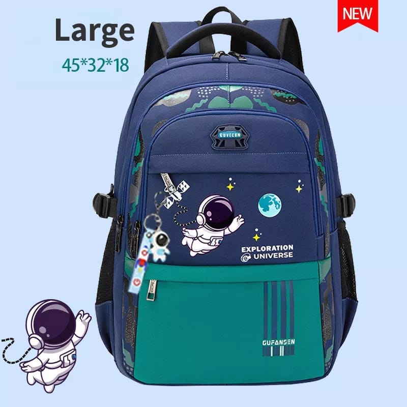 TAS SEKOLAH ANAK-ANAK TERBARU RANSEL ANAK TK,SD&amp;SMP ANAK LAKI-LAKI/TAS SEKOLAH ASTRONAUT UNIVERSE