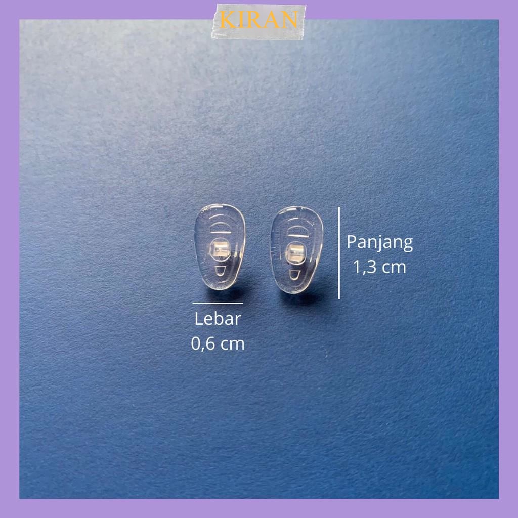 Nosepad Silikon / Nose Pad Silikon Karet Penyangga / Bantalan Hidung Kacamata