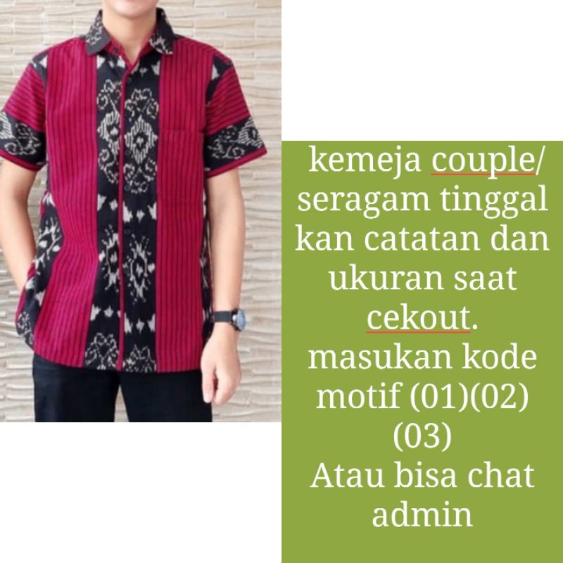 BLOUSE AZZAHRA TENUN KEKININAN, ATASAN BAJU KANTOR, SET COUPLE