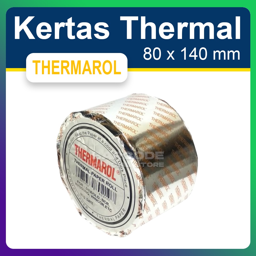 

KERTAS ROLL THERMAL 80 X 140 - 80X140 MM | MESIN ANTRIAN TIKET PARKIR