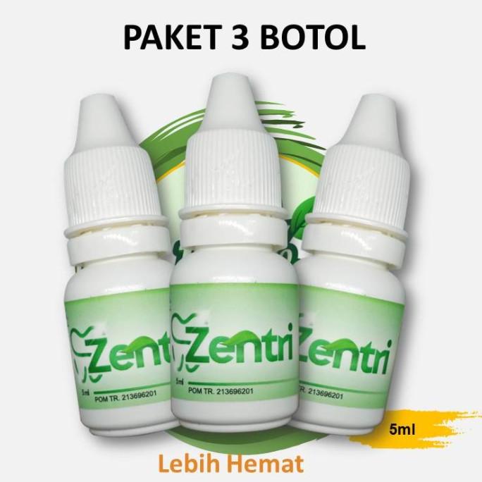 Reseller 3 botol zentri 5ml obat sakit gigi