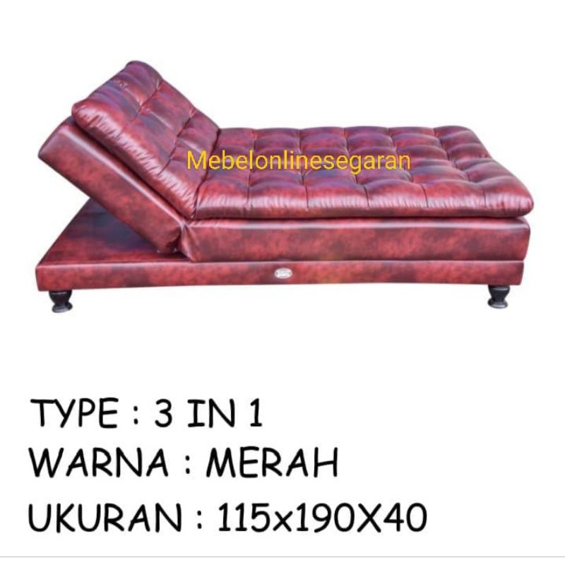 Jual Sofabed 3 IN 1 Bigland / Sofa bed Lipat Bigland / Sofa Santai