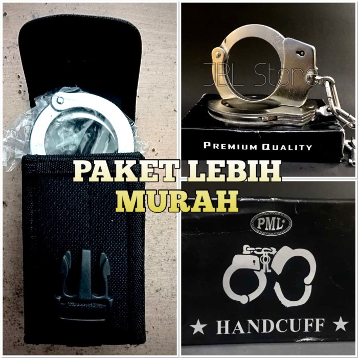 Borgol+Sarung Borgol Security/Polisi/Tni/Satpam/Dll