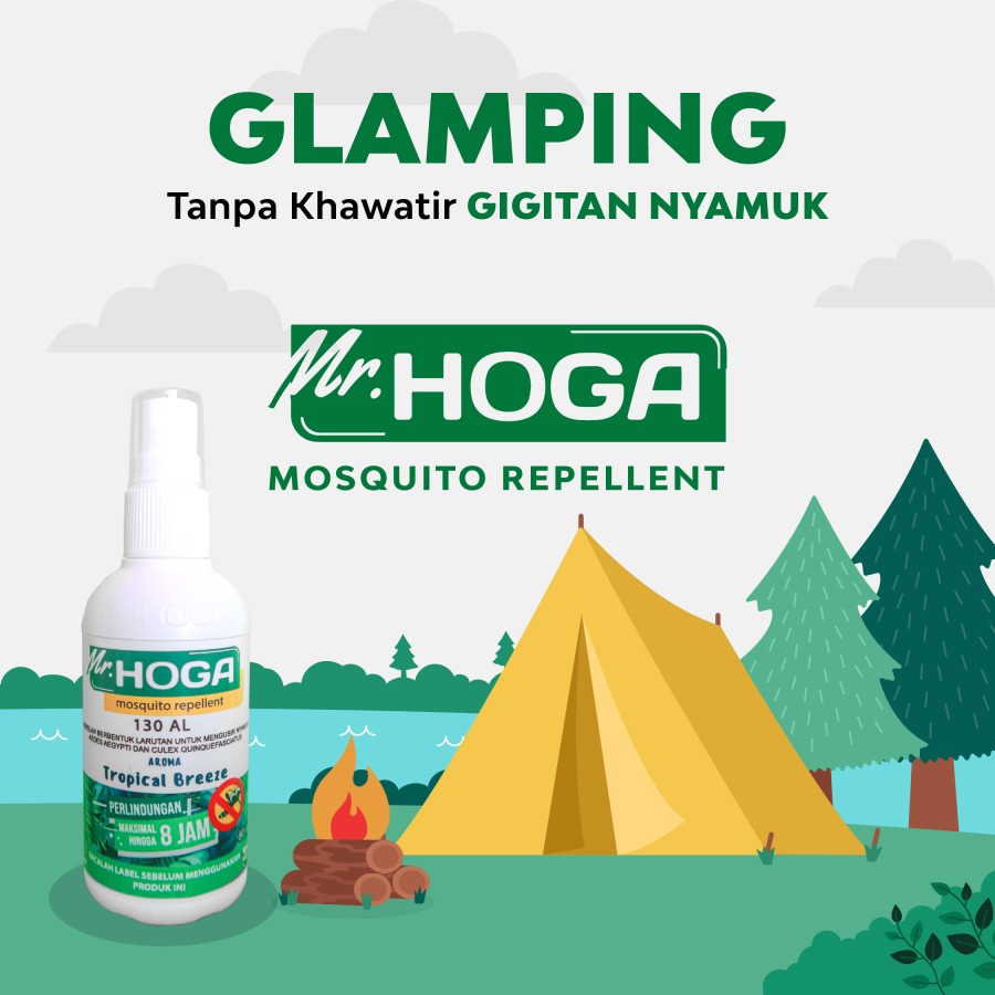 MR HOGA Mosquito Repellent Spray / Spray Anti Nyamuk 80ml